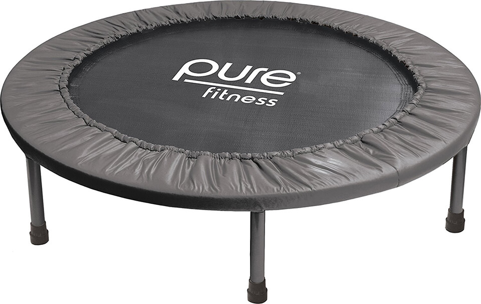pure fitness mini trampoline-rebounder