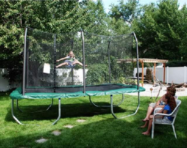 Skywalker Rectangle 8x14 feet Trampoline and Enclosure
