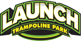 Launch trampoline arena logo
