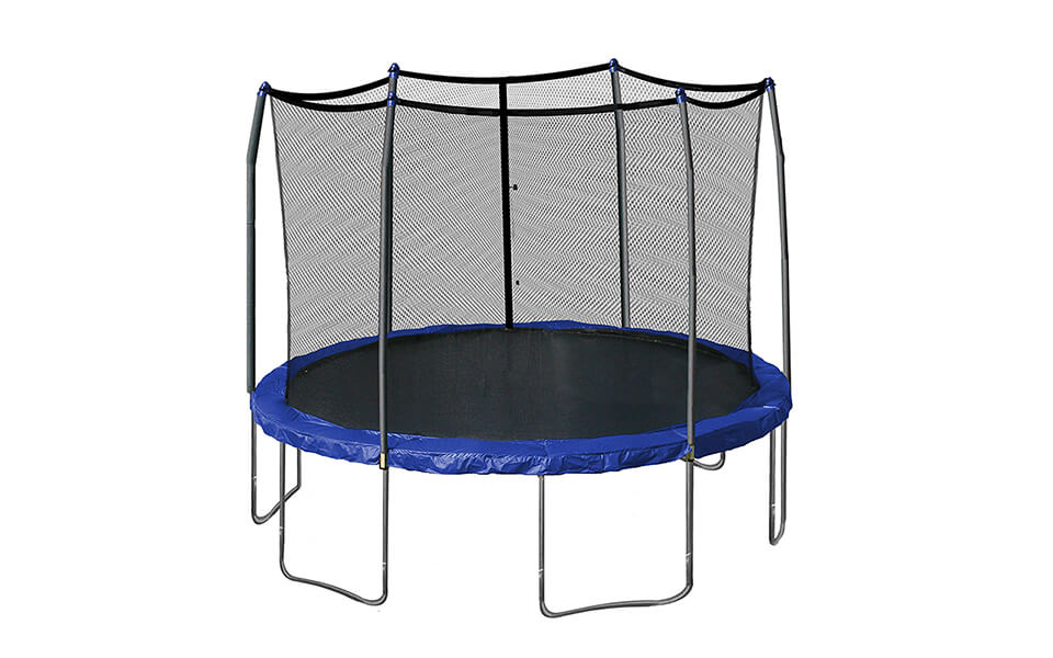 SkyWalker 12ft Round Trampoline with Enclosure