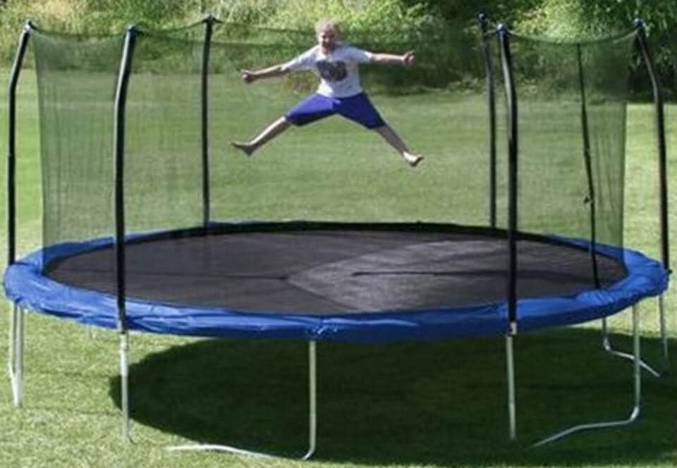 SkyWalker 17x15 foot oval trampoline