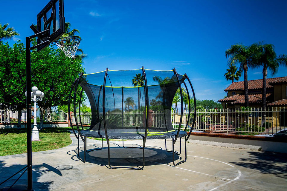 Skybound Stratos outdoor trampoline