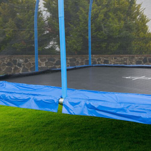 BouncePro-15'-Square-Trampoline-outdoor-frame-and-net