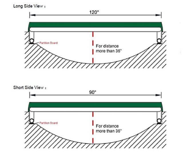 Jump Power Inground Rectangle Trampoline 7.5x10ft