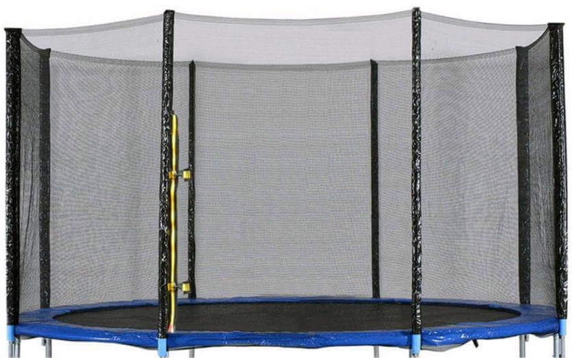 enclosure for trampoline - stop people from falling off