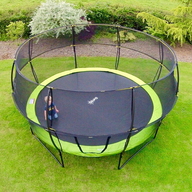 Blue Rebo 7FT Safe Jump Trampoline With HALO Safety Enclosure 2 Colours 