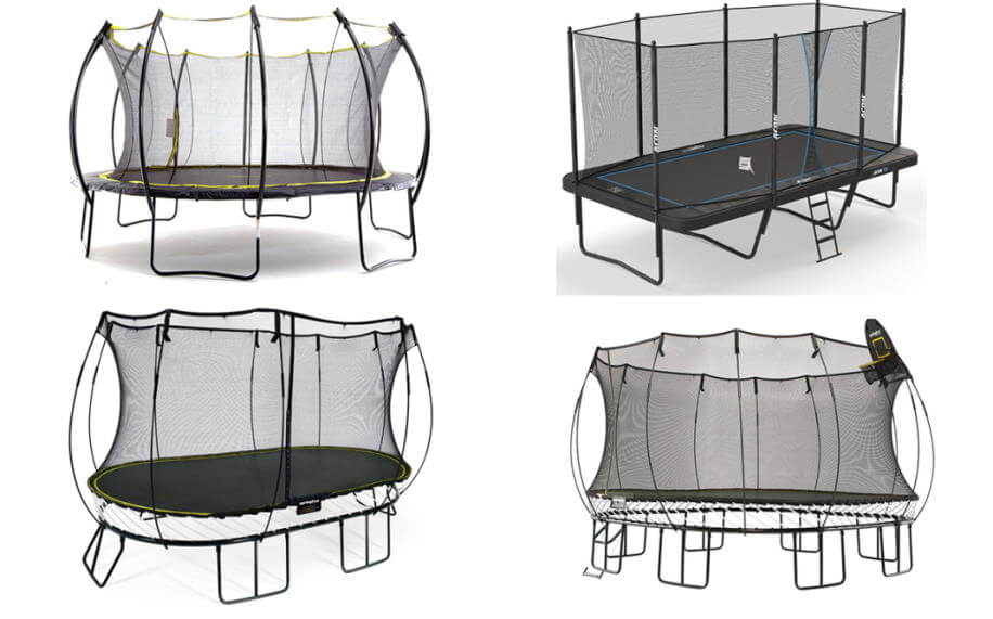 Trampoline shapes and types available in UK