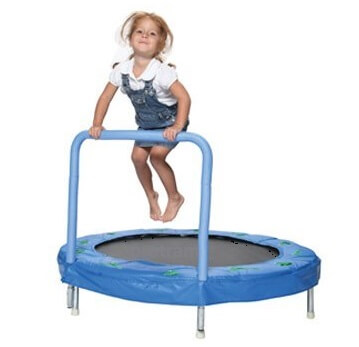 Bazoongi 4ft bouncer with handlebar for kids