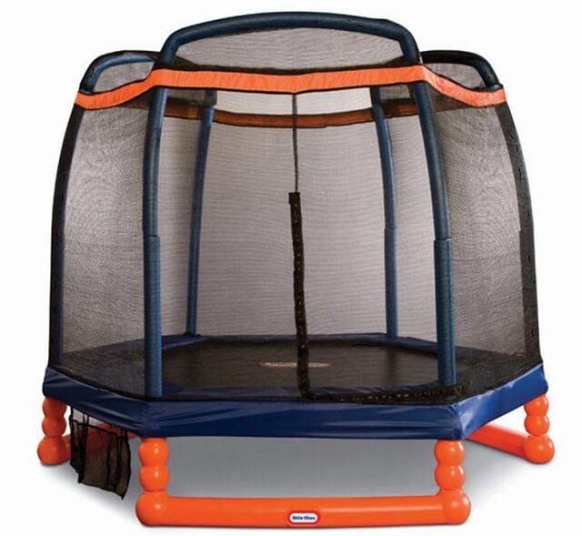 Baby Toddler Trampoline Toy Jesse Trade 59 Trampoline for Kids-5ft Outdoor&Indoor Mini Toddler Trampoline with Enclosure Gift for Boy and Girl Birthday Gift for Kids 
