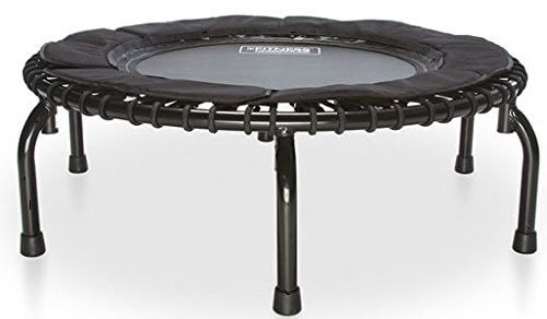 JumpSport 250 Lightweight Round Fitness Trampoline with a 35.5 Inch Jumping  Surface, 30 Durable EnduroLast Elastic Cords, & 12.5 Inch High Frame, Teal