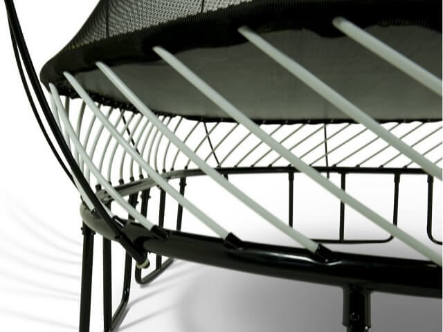 composite rods on springfree trampolines