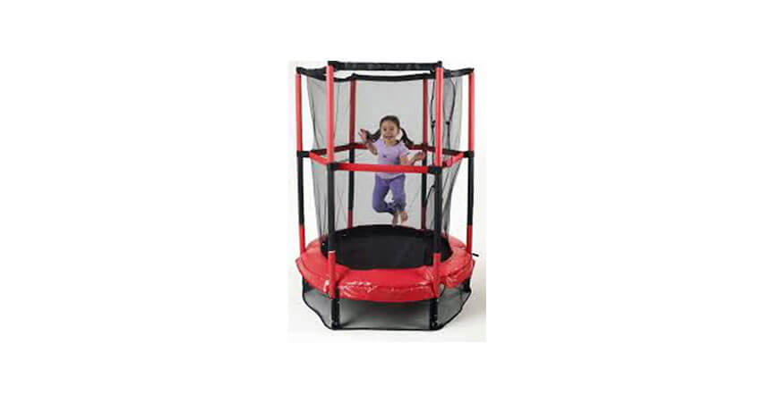 My First trampoline - 55" red children's trampoline