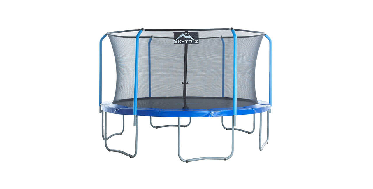 Skytric 15 FT Round Trampoline Set with Premium Top-Ring Flex Frame Safety  Enclosure System, Recreational Trampolines -  Canada