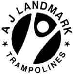 A J Landmark trampolines logo