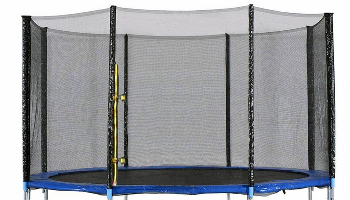 Trampoline safety enclosure