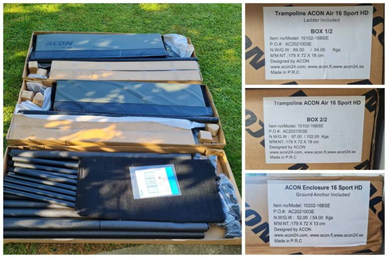 ACON Rectangle Trampoline Acon Air 16 Sport HD Review