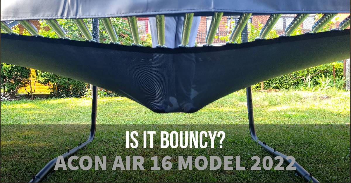 Is ACON rectangle trampoline bouncy?