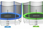 Green and Blue ORCC Trampolines