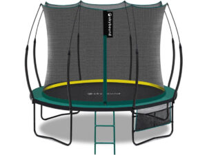 SkyBound springless trampoline - green