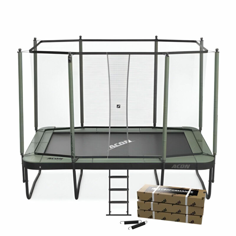 full trampoline package acon 8.5x13.5ft