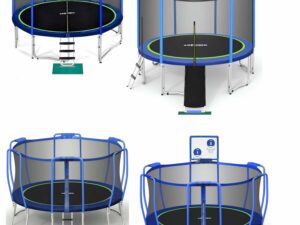 zupapa range of round trampolines - from 10ft to 16ft