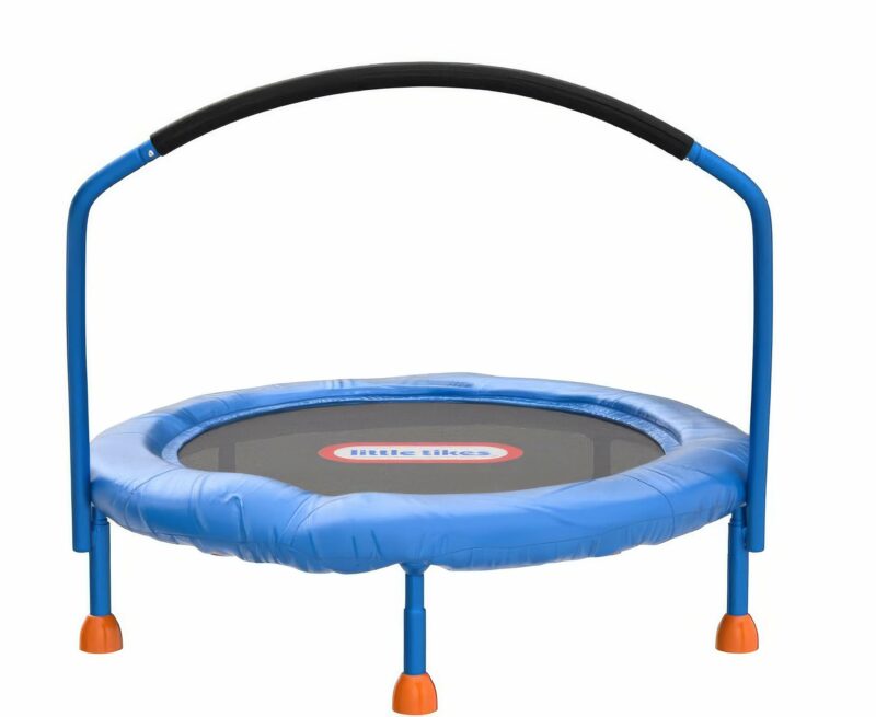 Little Tikes 3-Foot Trampoline, Blue/Orange