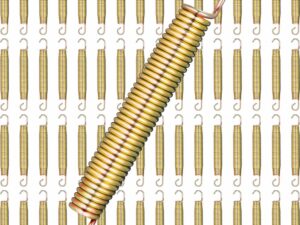 trampoline replacement springs, tudomro 60 pieces 5.5" gold