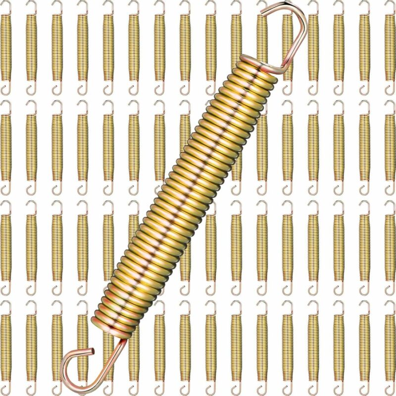 trampoline replacement springs, tudomro 60 pieces 5.5" gold