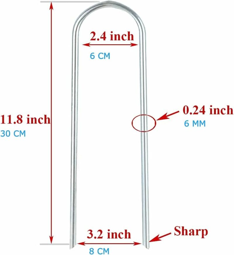 Skywalker U shaped trampoline anchors dimensions