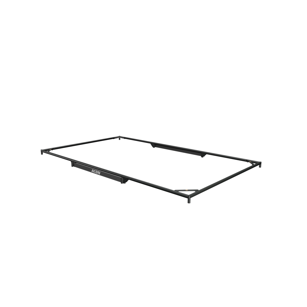 ACON X Super X-Frame — rigid steel frame structure designed to eliminate flex on the 17ft rectangular